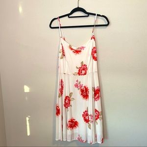 Floral spaghetti start Old Navy dress 🌸